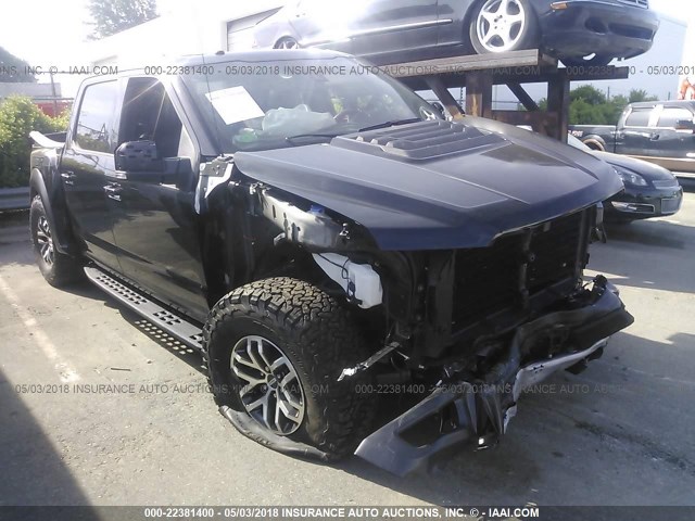 1FTFW1RG6HFC35039 - 2017 FORD F150 RAPTOR BLACK photo 1