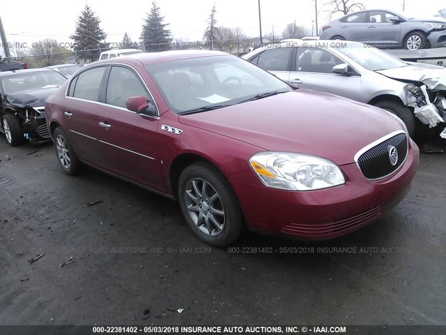 1G4HD57207U110511 - 2007 BUICK LUCERNE CXL RED photo 1