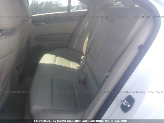 1G6AB5RA4F0122931 - 2015 CADILLAC ATS LUXURY WHITE photo 8