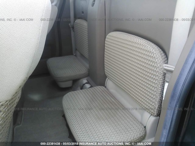 1N6AD06U75C405584 - 2005 NISSAN FRONTIER KING CAB LE/SE/OFF ROAD BLACK photo 8