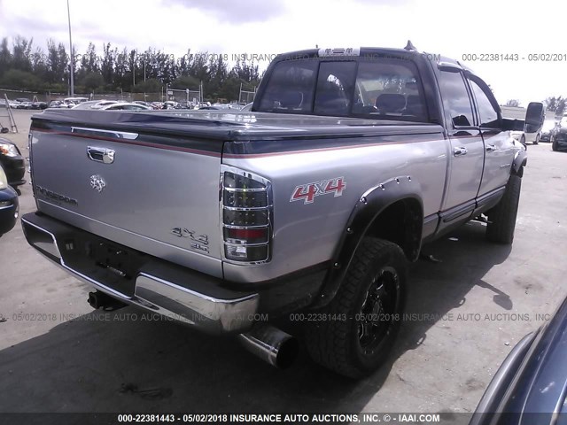 3D7KS28C05G859093 - 2005 DODGE RAM 2500 ST/SLT 灰色 照片 4