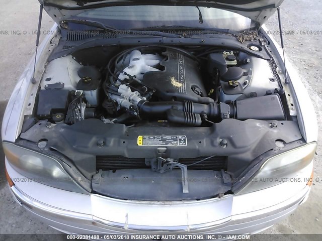 1LNHM86S91Y641953 - 2001 LINCOLN LS SILVER photo 10