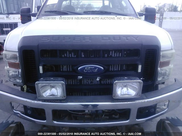 1FTWX31R38EB26887 - 2008 FORD F350 SRW SUPER DUTY WHITE photo 7