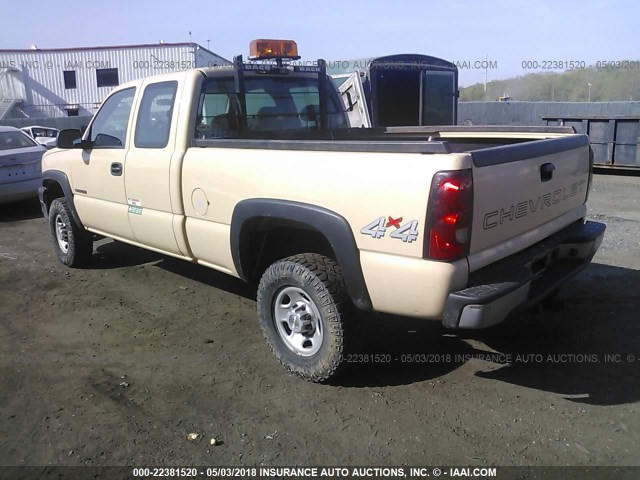 1GCHK29U47E155629 - 2007 CHEVROLET SILVERADO K2500 HEAVY DUTY BEIGE photo 3