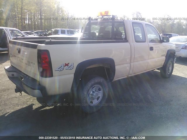 1GCHK29U47E155629 - 2007 CHEVROLET SILVERADO K2500 HEAVY DUTY BEIGE photo 4