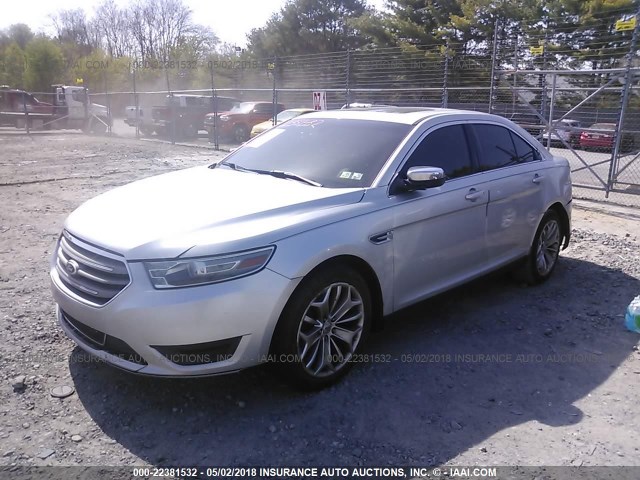 1FAHP2F84DG117459 - 2013 FORD TAURUS LIMITED SILVER photo 2