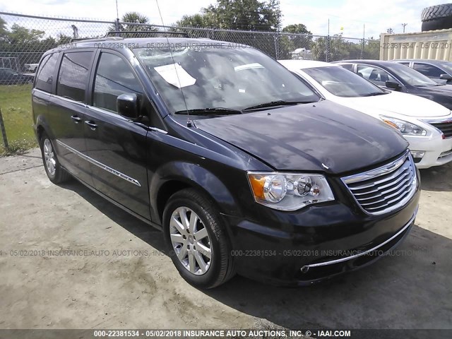 2C4RC1BG4DR742590 - 2013 CHRYSLER TOWN & COUNTRY TOURING GRAY photo 1