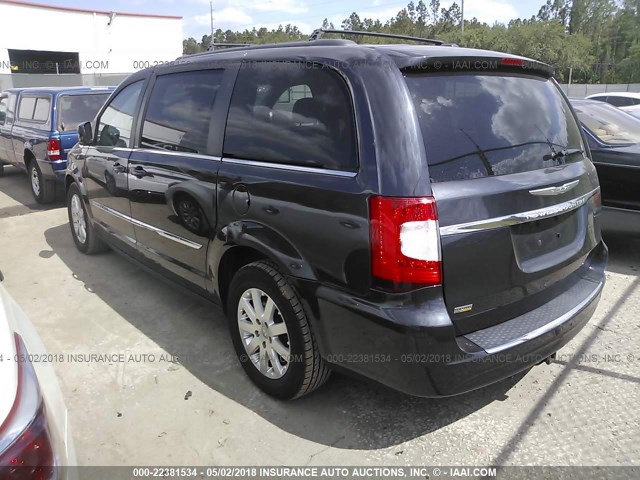 2C4RC1BG4DR742590 - 2013 CHRYSLER TOWN & COUNTRY TOURING GRAY photo 3