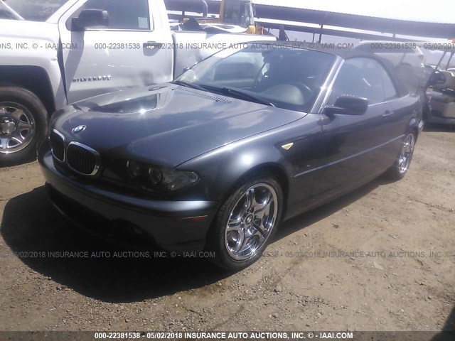 WBABW534X6PZ39379 - 2006 BMW 330 CI GRAY photo 2