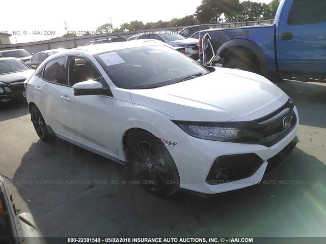 SHHFK7H90HU222677 - 2017 HONDA CIVIC SPORT TOURING WHITE photo 1