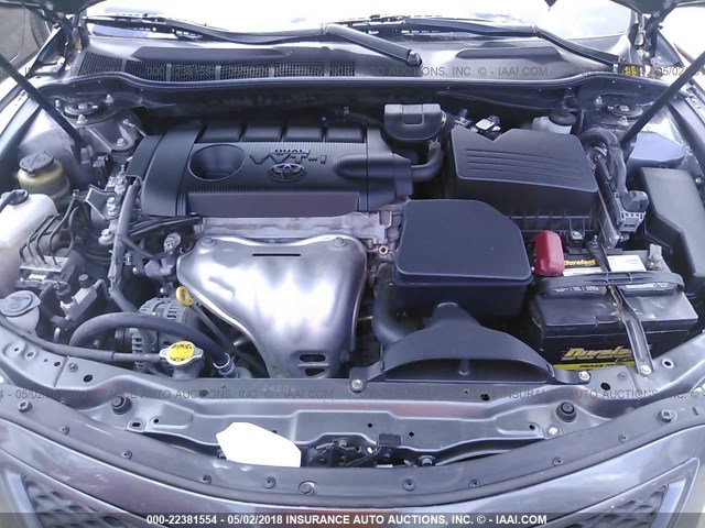 4T1BF3EK7BU214090 - 2011 TOYOTA CAMRY SE/LE/XLE GRAY photo 10