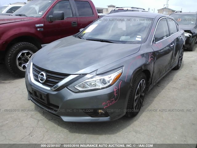 1N4AL3APXJC208336 - 2018 NISSAN ALTIMA 2.5/S/SV/SL/SR GRAY photo 2