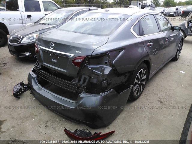 1N4AL3APXJC208336 - 2018 NISSAN ALTIMA 2.5/S/SV/SL/SR GRAY photo 4