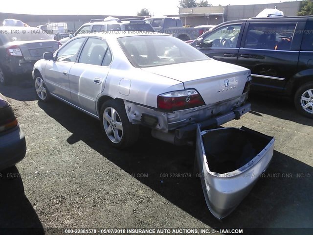 19UUA56803A051426 - 2003 ACURA 3.2TL TYPE-S SILVER photo 3