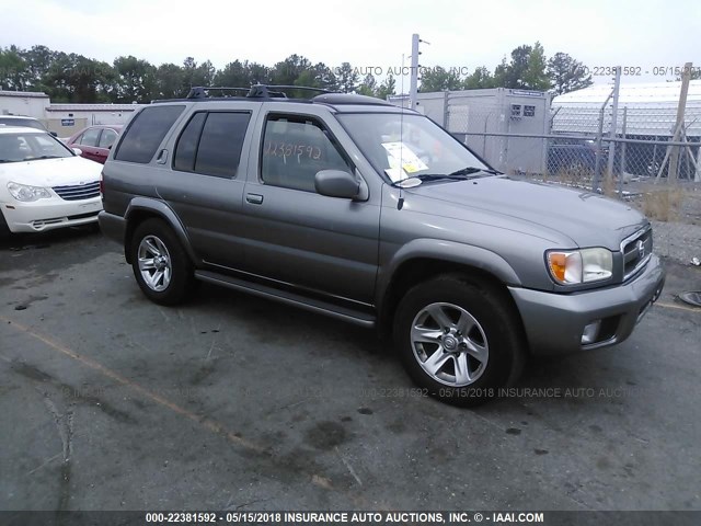 JN8DR09Y14W909615 - 2004 NISSAN PATHFINDER LE/SE GRAY photo 1