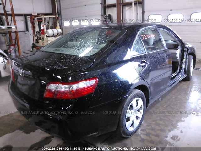 4T1BE46K99U878442 - 2009 TOYOTA CAMRY SE/LE/XLE BLACK photo 4