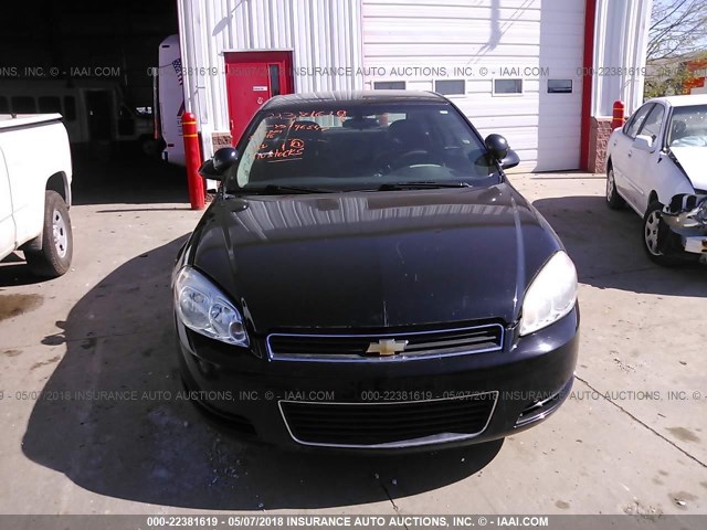 2G1WD5EM4A1239461 - 2010 CHEVROLET IMPALA POLICE BLACK photo 6