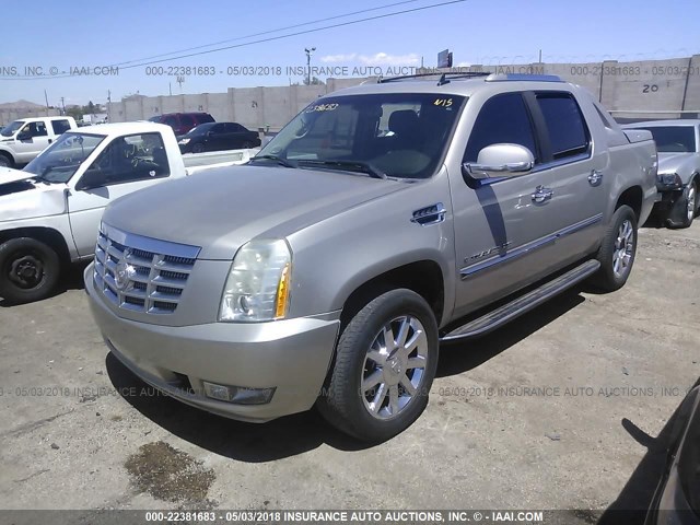 3GYFK62878G122687 - 2008 CADILLAC ESCALADE EXT TAN photo 2