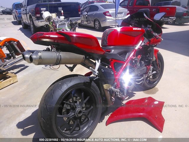 ZDM1XBEW87B003112 - 2007 DUCATI 1098 S RED photo 4