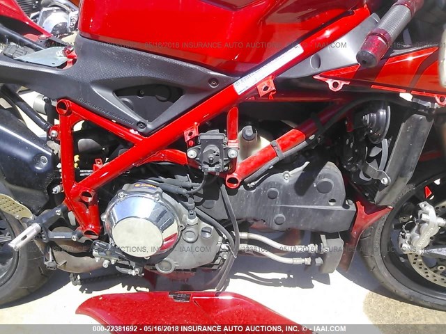 ZDM1XBEW87B003112 - 2007 DUCATI 1098 S RED photo 8