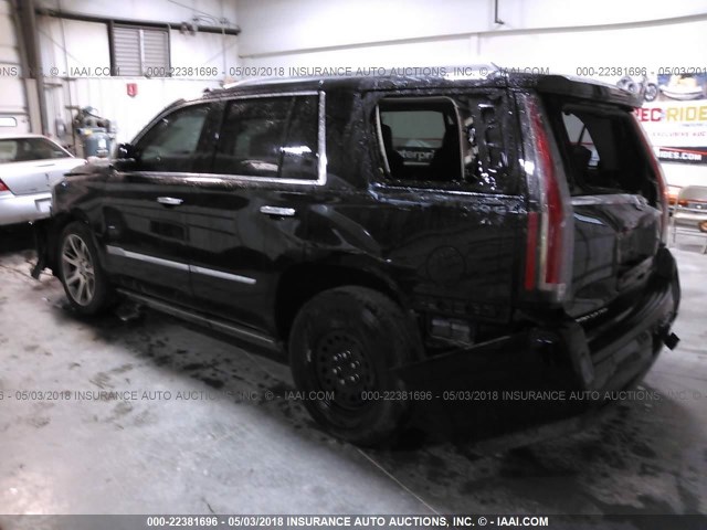 1GYS4NKJ5FR699561 - 2015 CADILLAC ESCALADE PREMIUM BLACK photo 3