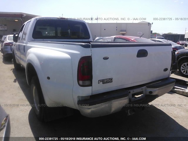 1FTWW32FX3EA46194 - 2003 FORD F350 SUPER DUTY WHITE photo 3