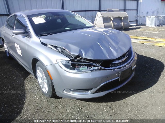 1C3CCCAB1FN761044 - 2015 CHRYSLER 200 LIMITED SILVER photo 6