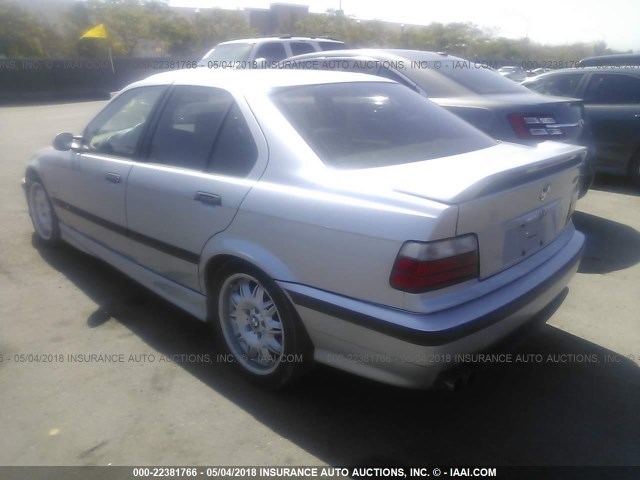 WBSCD9327WEE08103 - 1998 BMW M3 SILVER photo 3