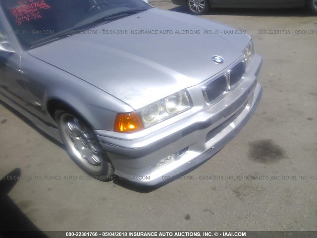 WBSCD9327WEE08103 - 1998 BMW M3 SILVER photo 6