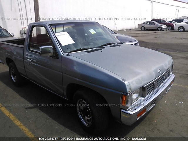 1N6SD11SXPC362376 - 1993 NISSAN TRUCK SHORT WHEELBASE SILVER photo 1