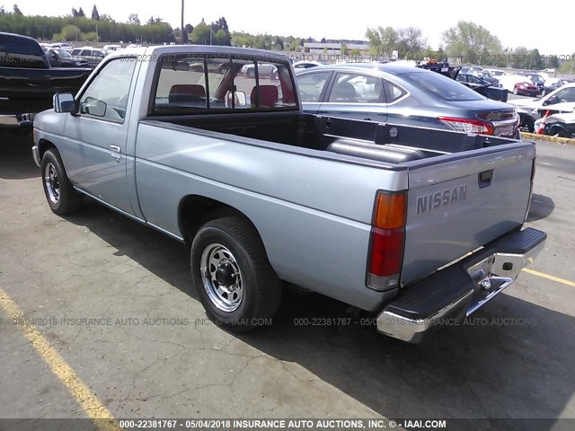 1N6SD11SXPC362376 - 1993 NISSAN TRUCK SHORT WHEELBASE SILVER photo 3