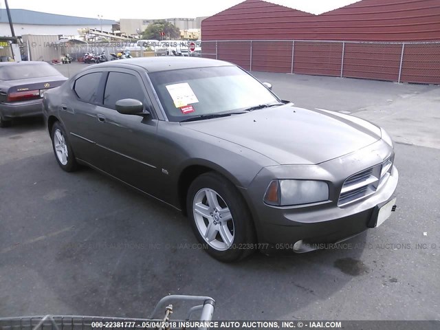 2B3CA3CV7AH236856 - 2010 DODGE CHARGER SXT GRAY photo 1