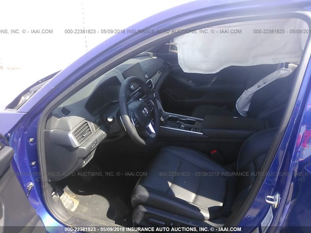 1HGCV1F36JA035693 - 2018 HONDA ACCORD SPORT BLUE photo 5