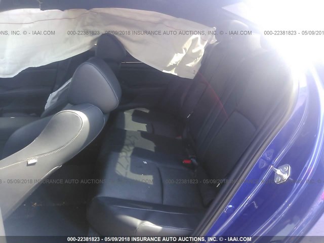 1HGCV1F36JA035693 - 2018 HONDA ACCORD SPORT BLUE photo 8