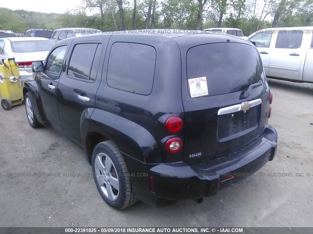3GNDA13D87S637134 - 2007 CHEVROLET HHR LS BLACK photo 3