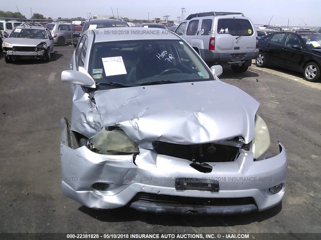 2T1KR32E96C608168 - 2006 TOYOTA COROLLA MATRIX XR SILVER photo 6