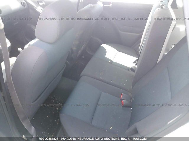 2T1KR32E96C608168 - 2006 TOYOTA COROLLA MATRIX XR SILVER photo 8