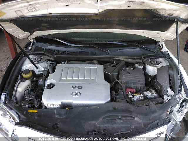 4T1BK46K68U561709 - 2008 TOYOTA CAMRY LE/XLE/SE თეთრი ფოტო 10