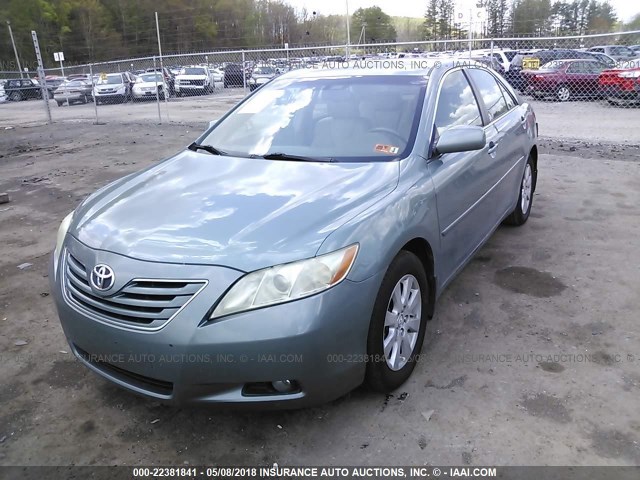 4T1BK46K87U507990 - 2007 TOYOTA CAMRY NEW GENERAT LE/XLE/SE GREEN photo 2