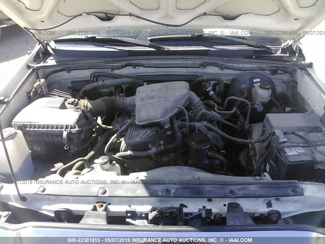5TETX22N29Z645940 - 2009 TOYOTA TACOMA ACCESS CAB Weiß Foto 10
