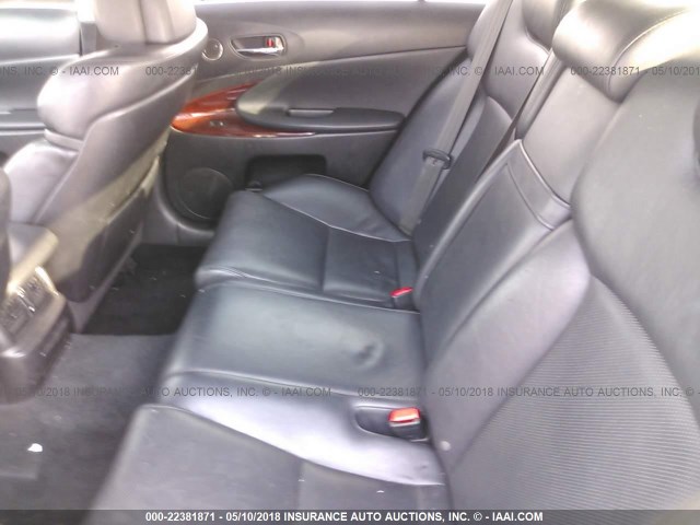 JTHCH96S660011658 - 2006 LEXUS GS GENERATION 200 300 SILVER photo 8