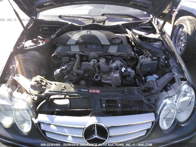 WDBTJ56H89F267917 - 2009 MERCEDES-BENZ CLK 350 GRAY photo 10