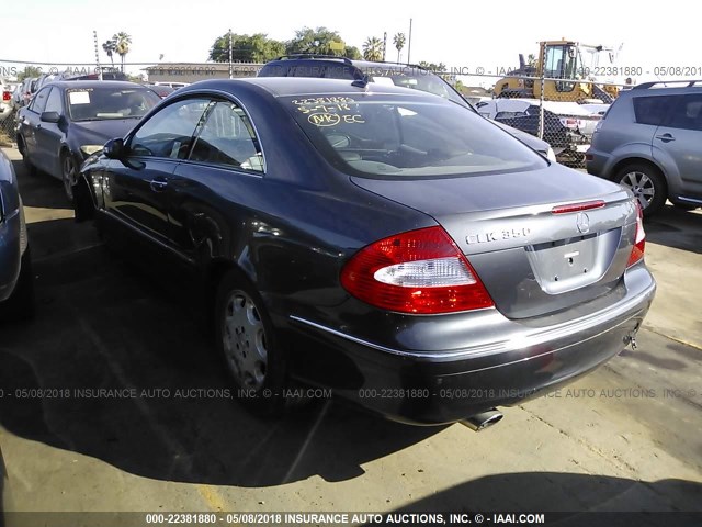 WDBTJ56H89F267917 - 2009 MERCEDES-BENZ CLK 350 GRAY photo 3