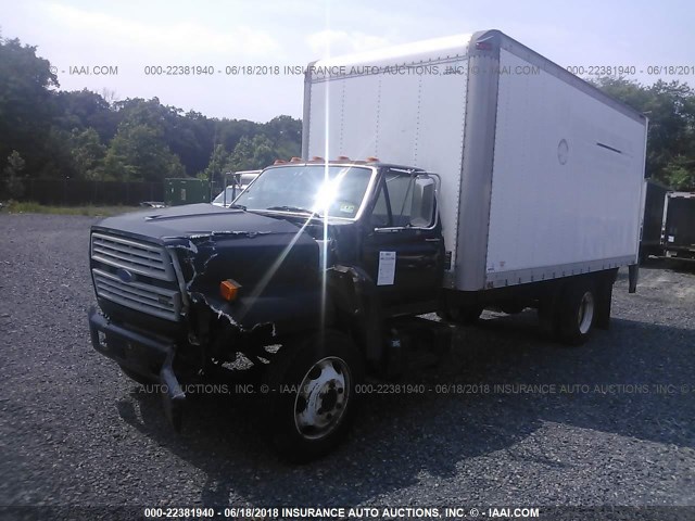 1FDNF60J1RVA05218 - 1994 FORD F600 WHITE photo 2