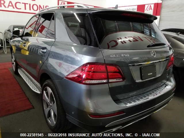 4JGDA5JB0HA970783 - 2017 MERCEDES-BENZ GLE 350 GRAY photo 3