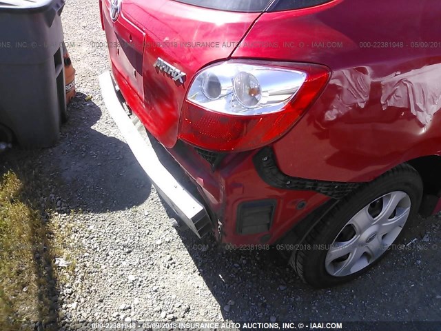 2T1KU40E59C033837 - 2009 TOYOTA COROLLA MATRIX  RED photo 6
