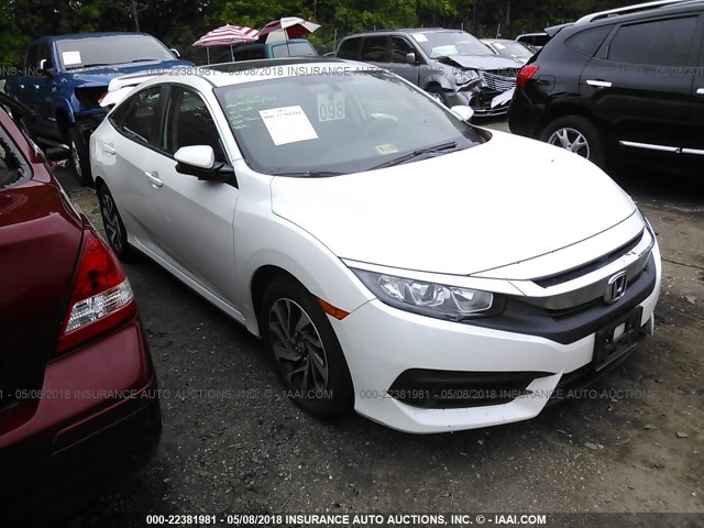 19XFC2F74GE077005 - 2016 HONDA CIVIC EX WHITE photo 1