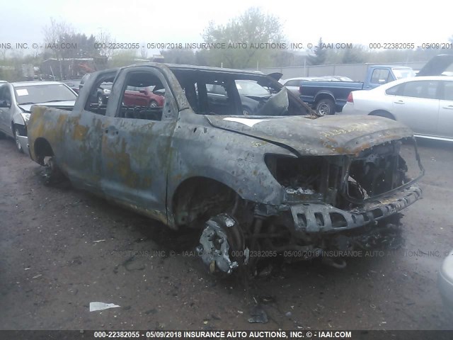 5TFUW5F19CX253083 - 2012 TOYOTA TUNDRA DOUBLE CAB SR5 GRAY photo 1