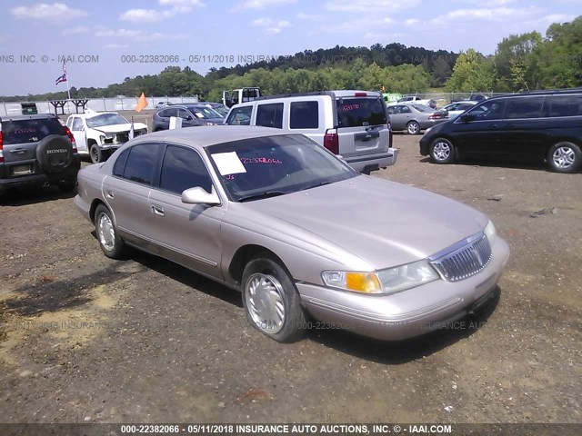 1LNLM97V2VY663422 - 1997 LINCOLN CONTINENTAL  Қоңыр фото 1