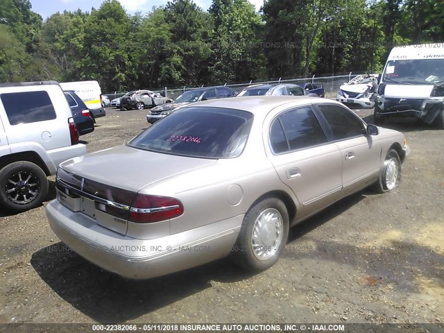 1LNLM97V2VY663422 - 1997 LINCOLN CONTINENTAL  TAN photo 4